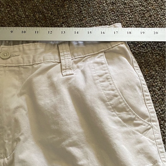 Nautica Shorts Mens Size 36W Cargo White Button Fly Zip Cotton Pockets - Picture 5 of 10